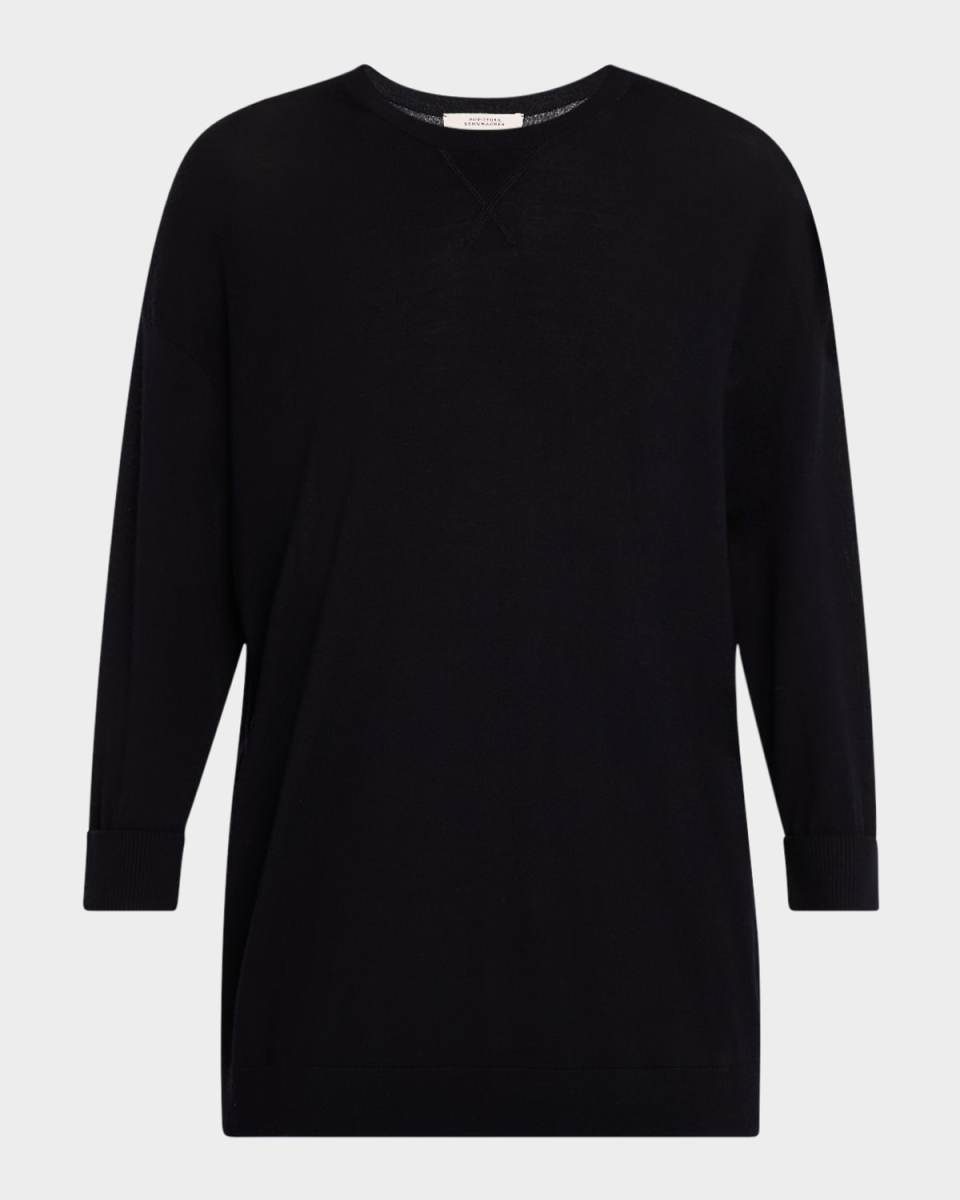 Mix And Match Crewneck Merino Wool Pullover